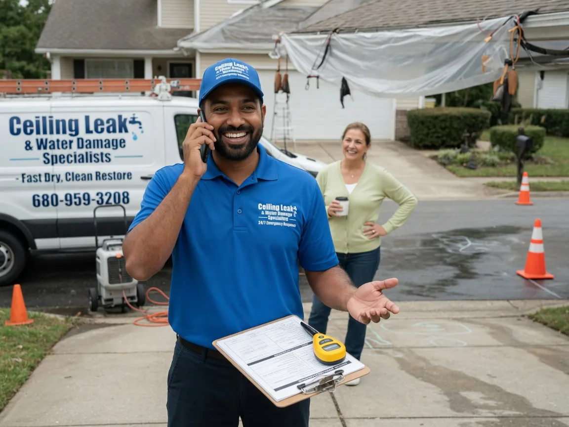 Ceiling Leak Cleanup Stockton, CA FAQs